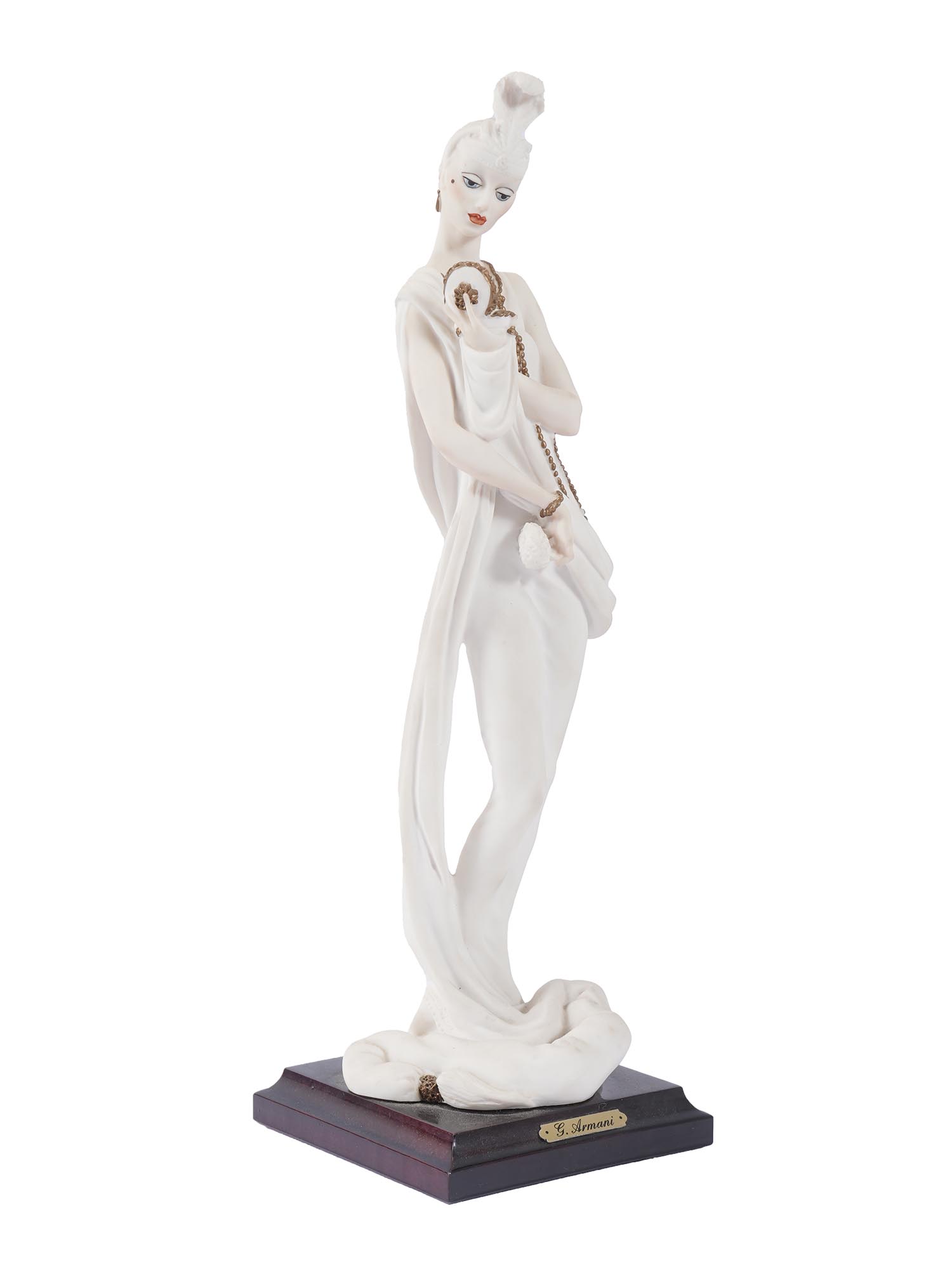 GIUSEPPE ARMANI CAPODIMONTE PORCELAIN STATUE 1987 PIC-0